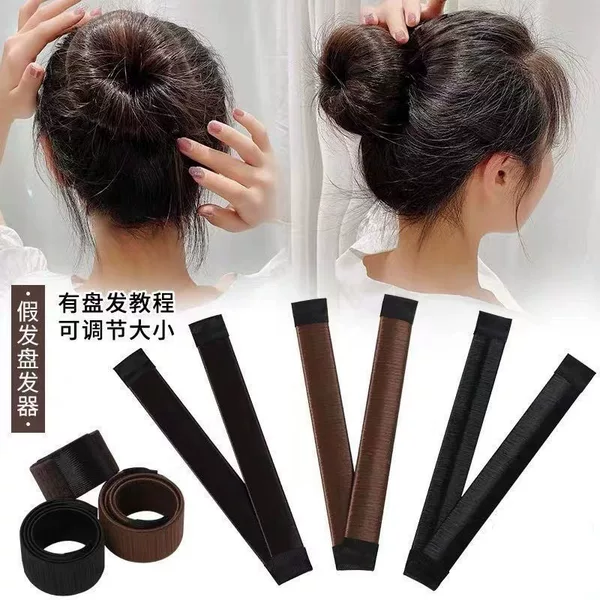 Dropshipping Xiyin Temu Overseas Warehouse Source Internet-Famous Hair Styling Tool French Curling Magic Hair Ring Styling Tool