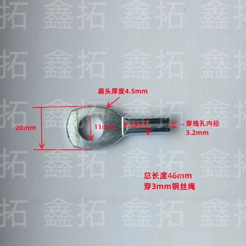 Электропроводка 3 мм из нержавеющей стали трос рыбий глаз терминал Утюг оцинкованный провод клемма трос нажав терминал