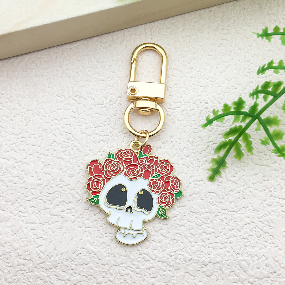 4g Weight Pendant Jewelry Making Type DIY Jewelry Accessories, Keychain Classification 1 Piece Quantity Alloy Material Halloween Festival Sun, Moon, Cat, Snake, Skull Pattern Cute Style Enamel, Enamel Craft 1 Piece Alloy Sun Moon Cat Pendant DIY Jewelry Accessories Keychain 7