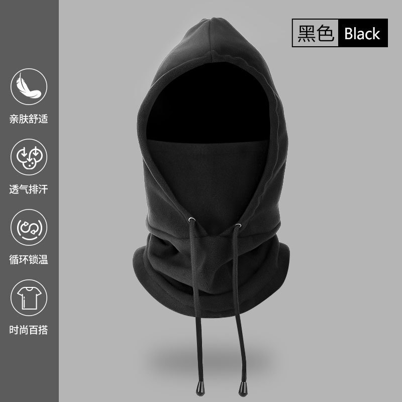 亚马逊同款巴拉克拉法帽子冬季户外保暖头套摇粒绒全包式骑行面罩|undefined