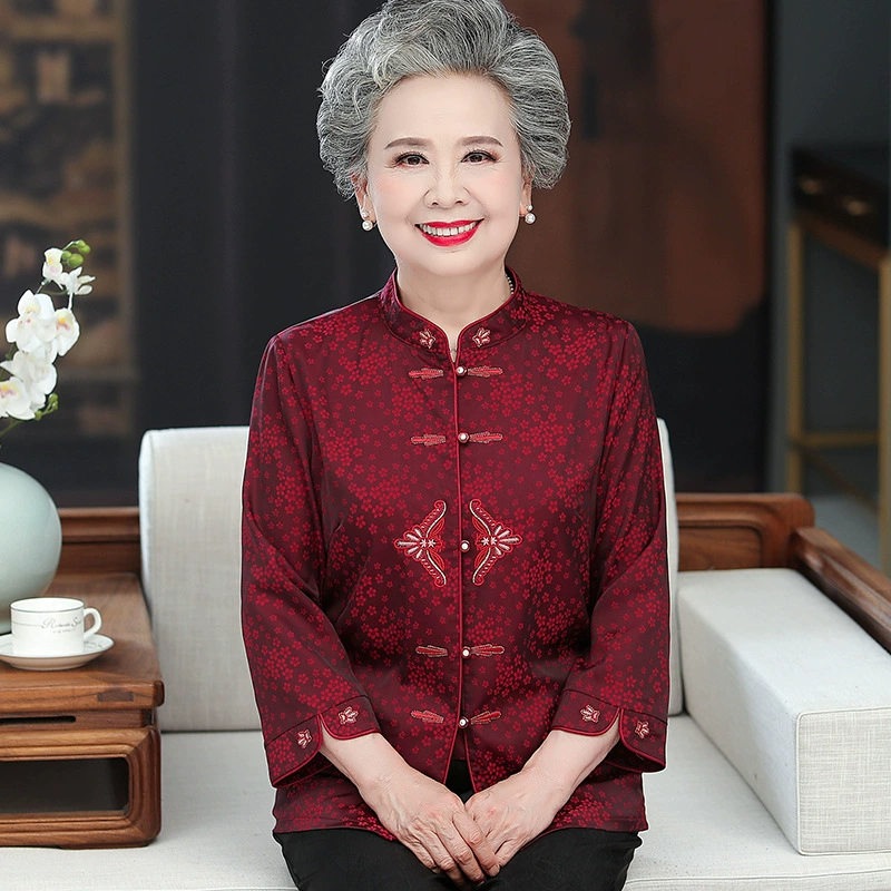Свадебная бабушка летняя рубашка праздничный Топ пожилая мама летняя рубашка костюм Привет теща свадебное платье