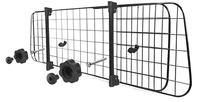 Car Pet Barrier Dog Cat Safety Fence Trunk Seat Universal (Other Automotive Safety Supplies) - adjustable-length-90-145cm-black