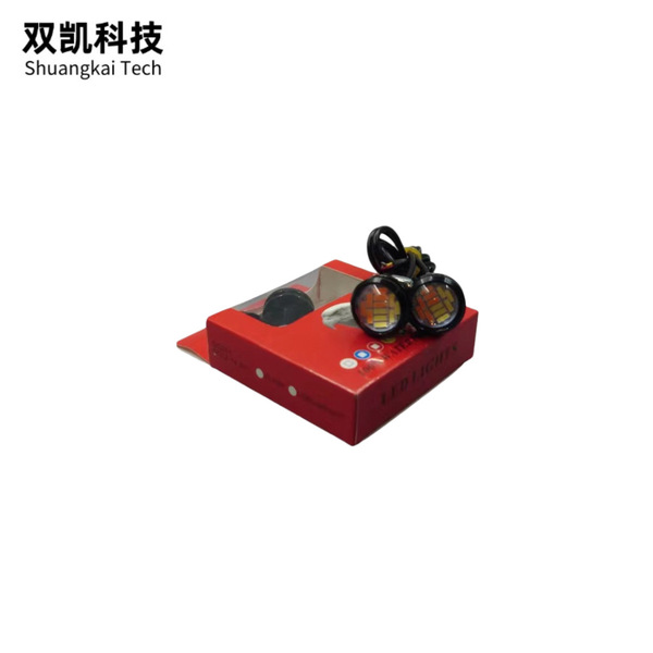 汽车23mm白转黄12LED鹰眼灯 汽车12LED鹰眼转向灯 23mm鹰眼转向灯