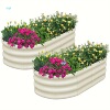 Easy Garden Planter 2PCS Raised Garden Bed Planter Boxes4×|ms