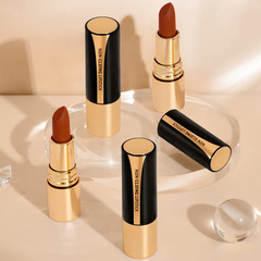 凝彩魅惑口紅  棕紅 橘子 烏龍奶咖 正紅一件代發批發