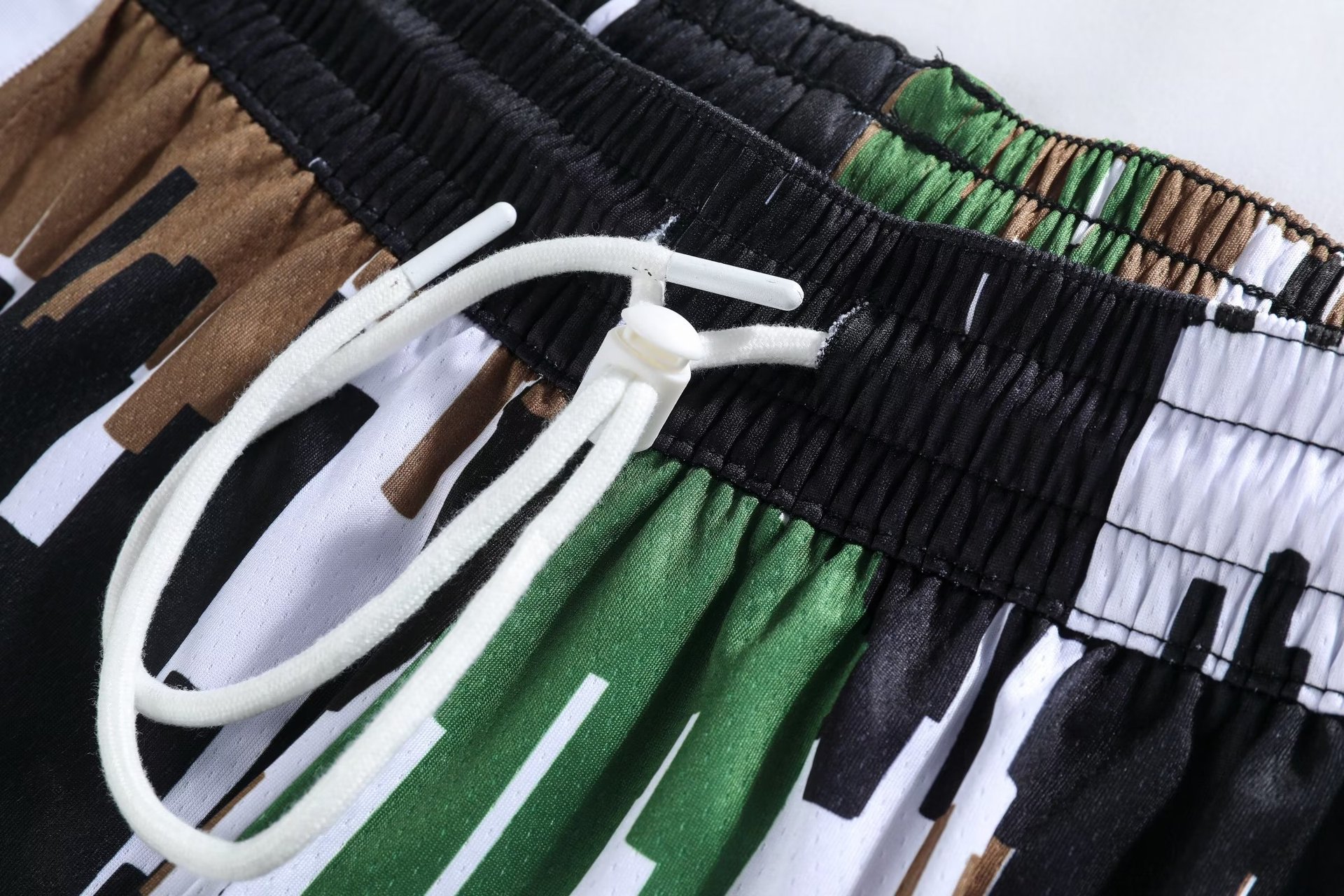 American Basketball Sports Shorts with Double Layer Mesh City Tone Daily Casual Summer Breathable Versatile Capris_voghion.com