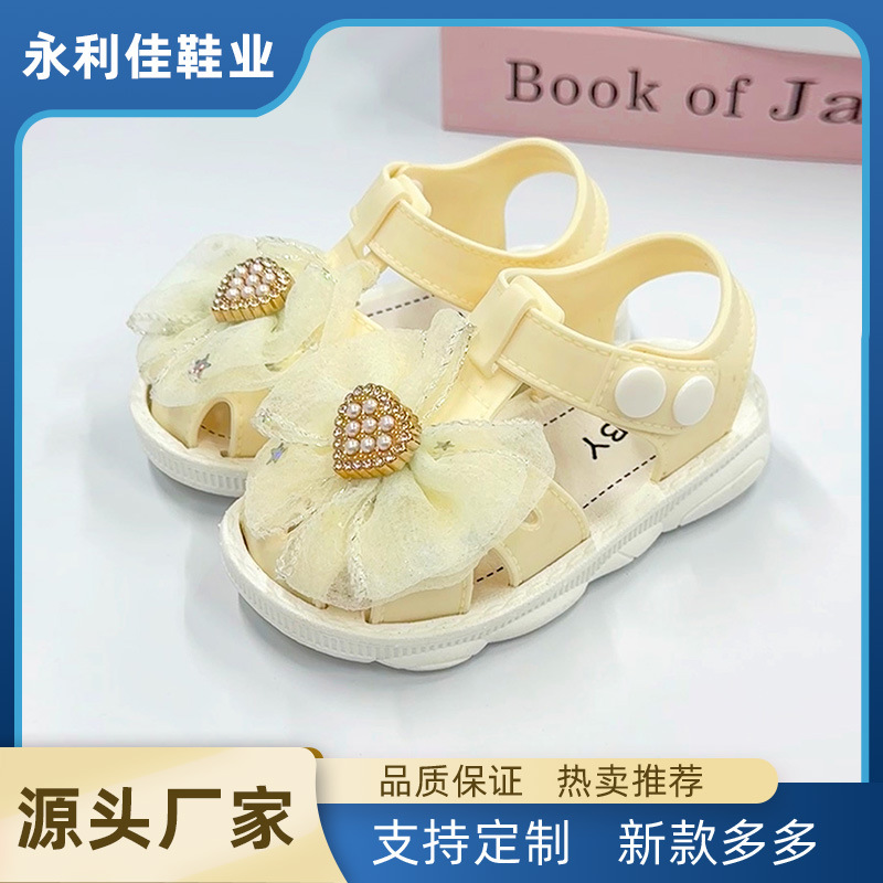 Sandalias para niñas de verano para niños pequeños zapatos antideslizantes para bebés zapatos para niños pequeños comercio exterior comercio electrónico