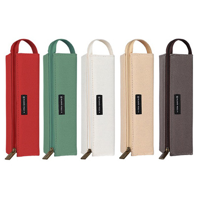 Japonés kokuyo reputación nacional 1 M nueva caja de lápiz puro grande abierto gran capacidad papelería bolsa simple retro ins estilo japonés