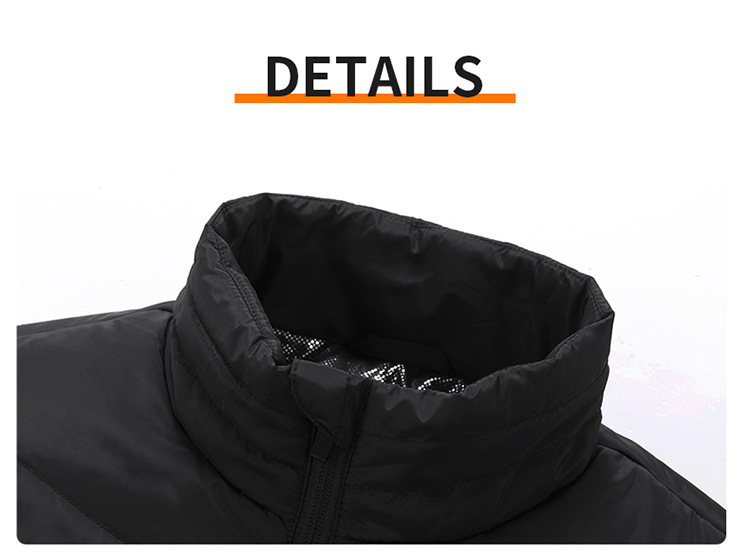 21 beheizte Zonen, elektrisch beheizte Jacken für Damen und Herren, Sportbekleidung, beheizter Mantel, Graphen-Heizmantel, USB-Heizjacke für Camping – Detail 16