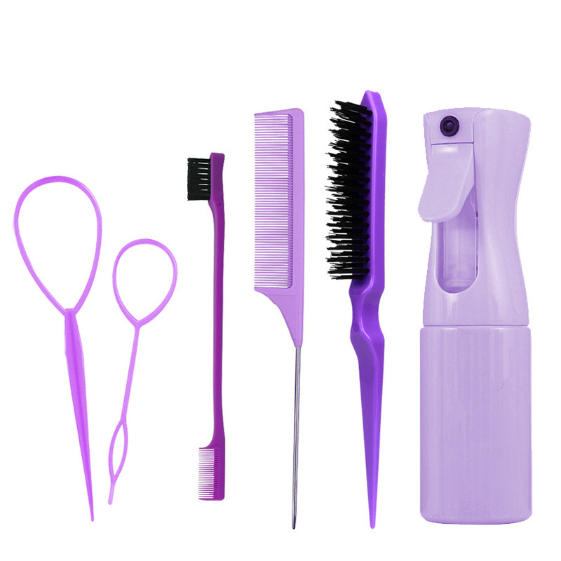 クロスボーダー卸売美髪ツールセットヘアライン櫛ブラシ化粧櫛高圧持続噴霧スプレーポットの髪の形|undefined