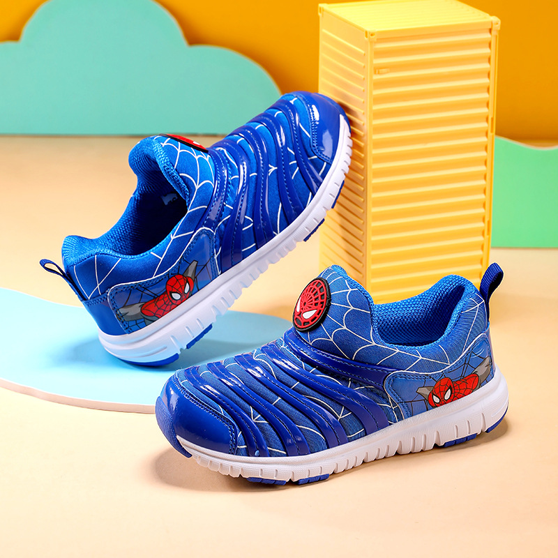 Zapatos infantiles de oruga primavera y verano nuevos zapatos transfronterizos transfronterizos de malla transpirables suaves zapatos deportivos para niños pequeños y medianos zapatos de bebé