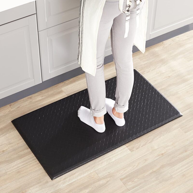 Cross-Border Kitchen Floor Mats Direct Supply Pvc Thickened Anti-Fatigue Standing Mats Waterproof Oil-Proof Non-Slip Wear-Resistant Work Mats
