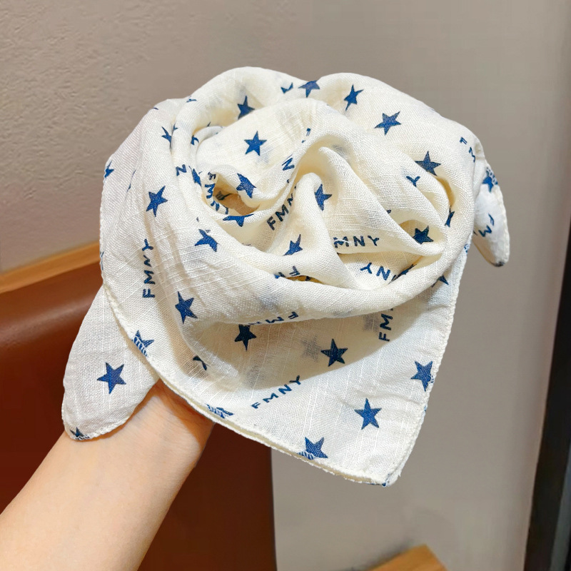 Niñas coreanas bufandas de algodón y lino para niños primavera y otoño delgada baby collar bufandas de viento en todas las estaciones