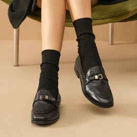 女式皮靴;女式时装单鞋;乐福鞋