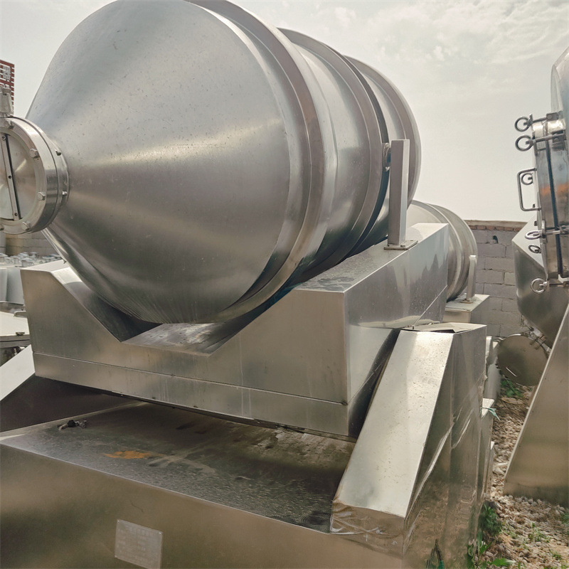 销售二手不锈钢二维混合机  颗粒搅拌混合设备 化工真空混合机