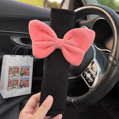 Seat belt shoulder pad: Protective Cover, Girls' Car Interior