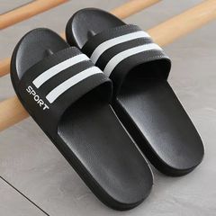 Men's summer fashion slippers, non-slip indoor couples' slippers for home, Korean style slippers for women, one-word men's and women's slippers, summer