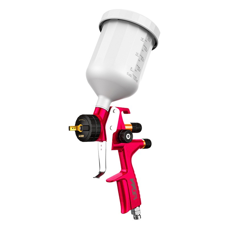 Wufu PISTOLA DE PULVERIZACIÓN de coche de gama alta pintura a base de agua barniz capa de acabado pintura hoja de metal pulverización atomización herramienta neumática pistola pulverizadora