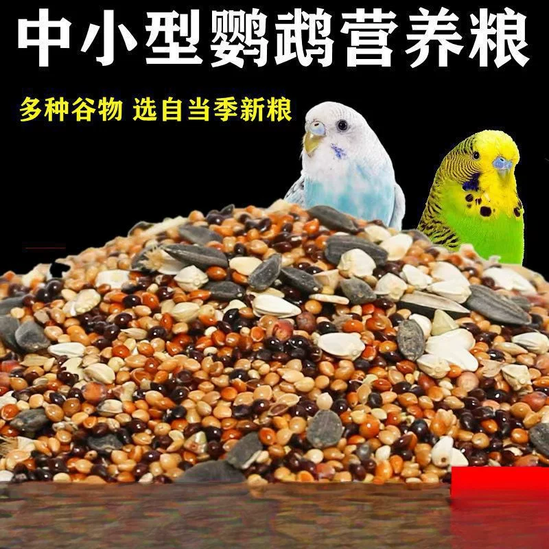Корм для попугаев Tiger Parrot Feed Xuanfeng сShell, Huangguzi Xiaomi Peony Birds многоцветный корм для птиц