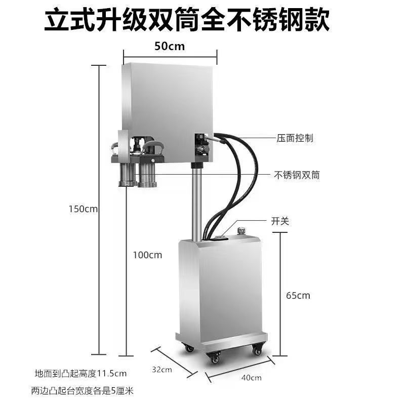 Máquina automática de fideos Lanzhou Ramen fresco de presión actual nueva máquina de fideos de acero inoxidable eléctrica de corte vertical comercial image 5