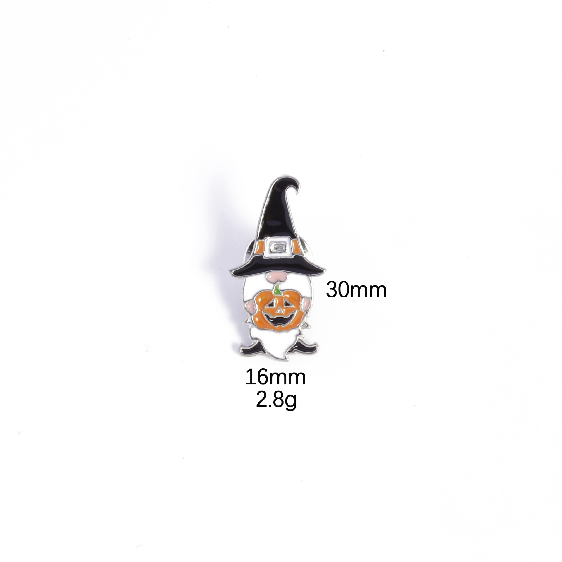 10g Weight Brooches Classification Party, Festival Occasion Zinc alloy Material Halloween Festival Pumpkin, hat, Skull Pattern Unisex Gender Enamel Design Cute, Funny Style Cute Funny Pin Pumpkin Hat Skull Zinc Alloy Enamel Unisex Brooches 8