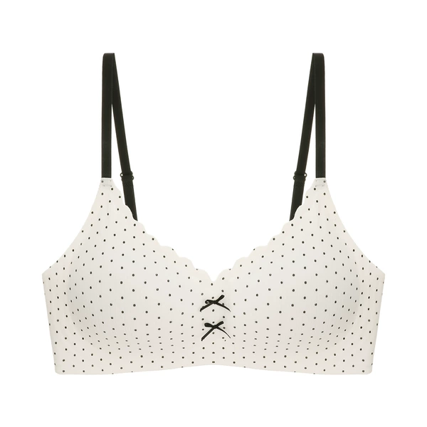 Polka dot white [single piece]