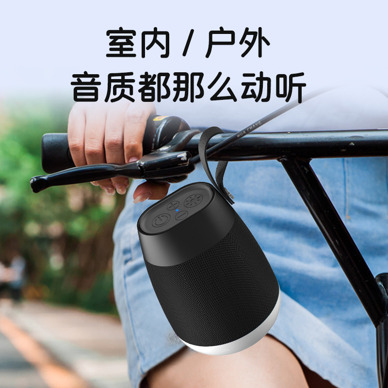 Nuevo altavoz Bluetooth transfronterizo de alta calidad de sonido subwoofer pesado larga duración al aire libre portátil impermeable pequeño sonido