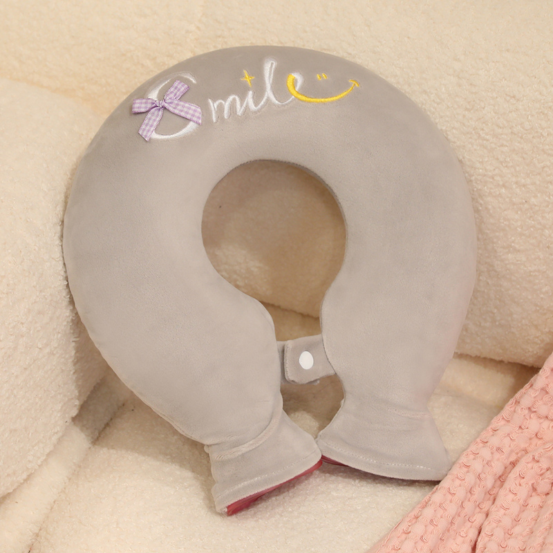 Bolsa de agua caliente, almohada en forma de U, compresa en caliente, columna cervical, inyección de agua, hombro y cuello, espesar el cuello, almohada de cuello, almohada de cuello, almohada de almuerzo para dormir