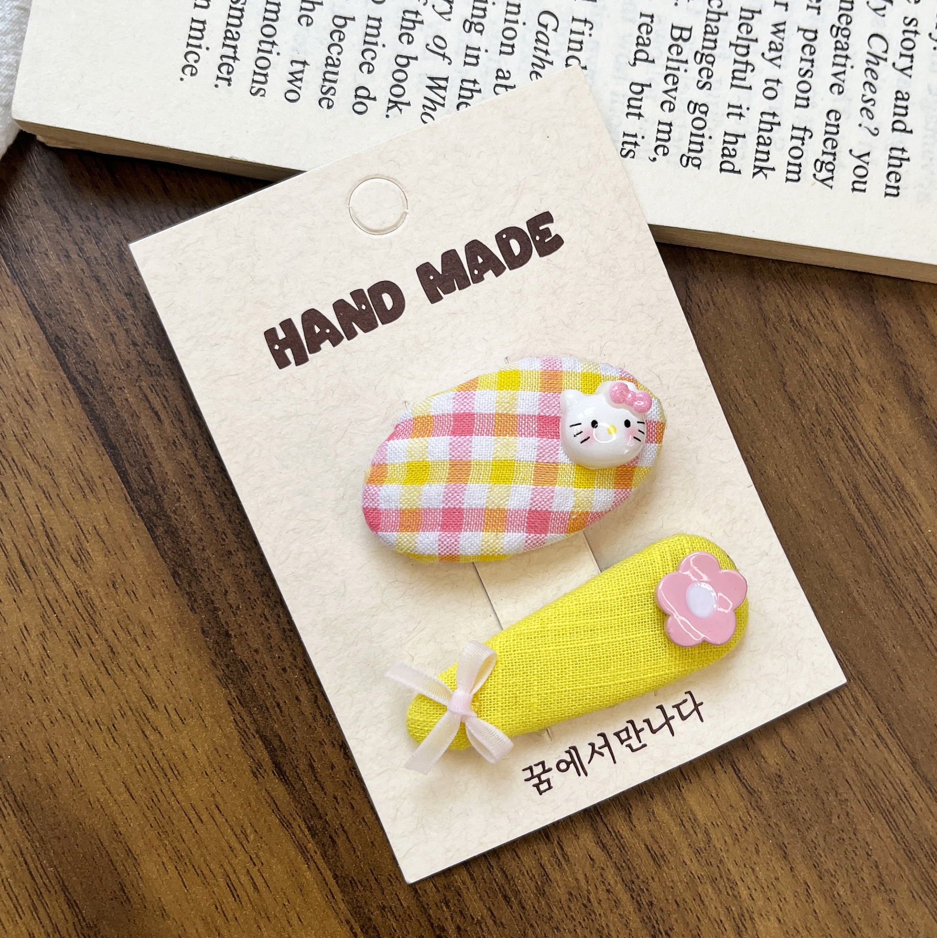 Coreano dulce versátil pequeño niño punto ondulado BB clips para niños color caramelo elíptico clips para el cabello lateral joyería para el cabello