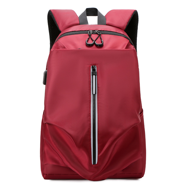 Nuevas mochilas de estudiantes de poliéster transfronterizas, mochila de estudiantes coreanos, mochila simple para hombres, bolsas de ocio de viaje