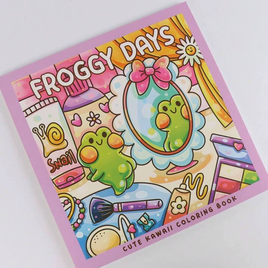 Comdy Days Детская раскраска, Серия милого крокодила, раскраска-граффити оптом