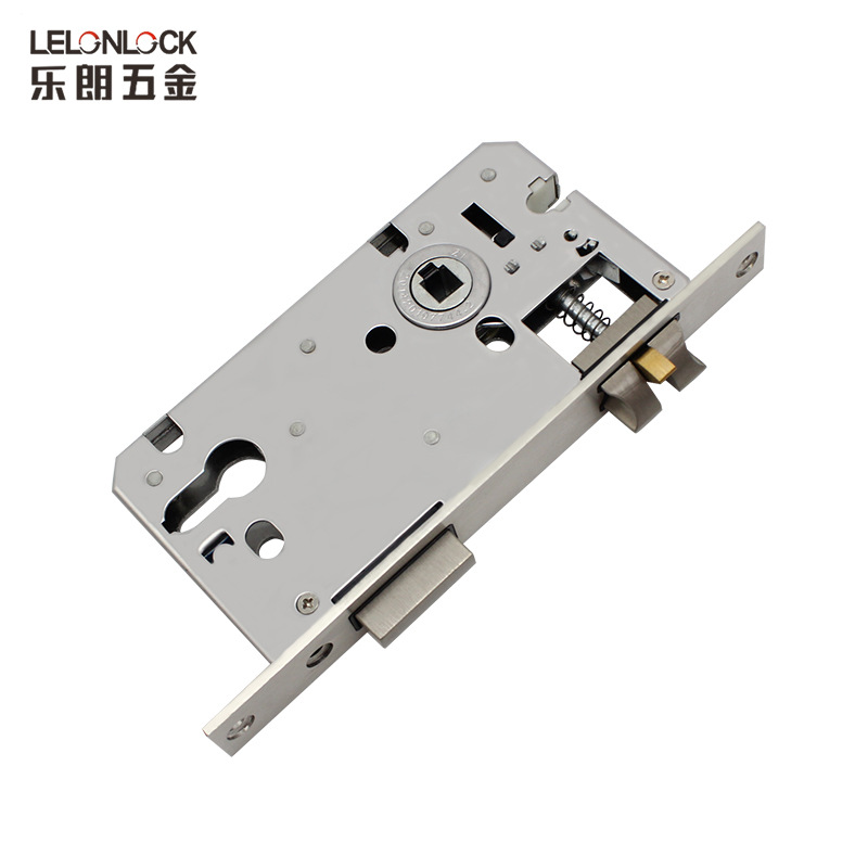 Accesorios de cerradura de puerta interior pequeño 72 silencioso cuerpo de cerradura de llave triangular personalizado puerta antigua dormitorio cuerpo de cerradura universal