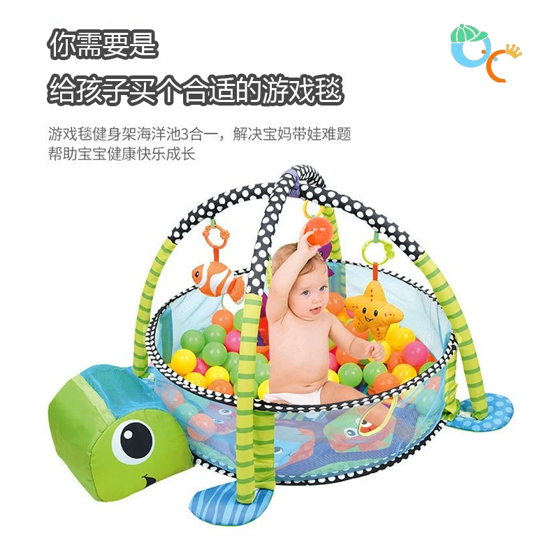 Ограждение для новорождённого, игрушка, игровой пуховый матрас, игровой коврик, детский бассейн с мячиками для ползания, 0–1 год, раннее развитие