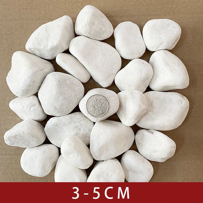 3-5cm 흰색 자갈 50kg개
