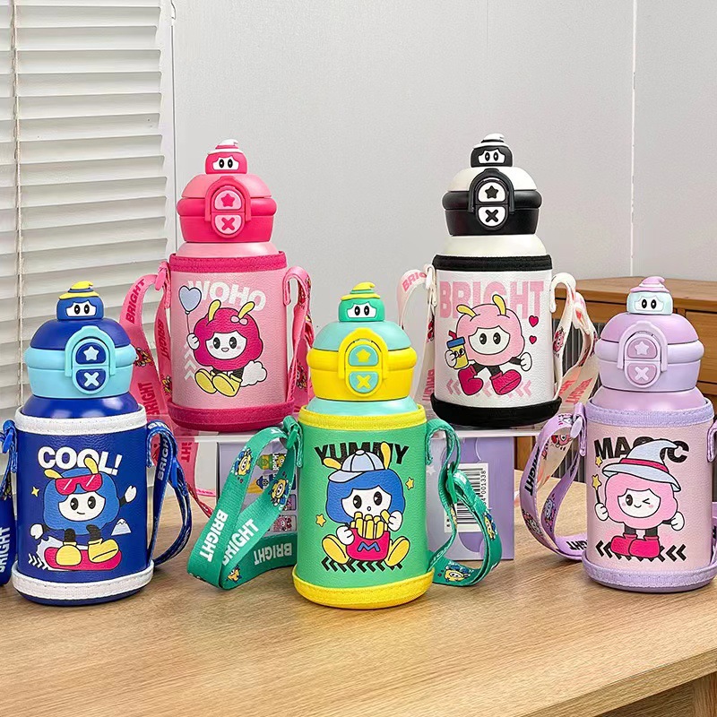Handheld cartoon children's glass