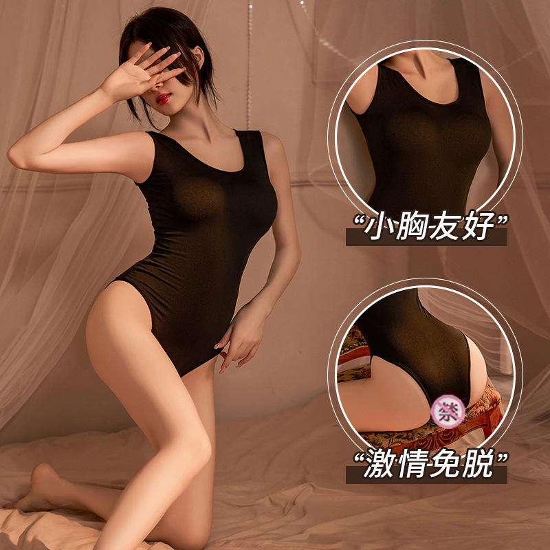 Dead Water sexy traje de lencería Sao ropa transparente medias SM sexy mono de extremo abierto Generación de cabello caliente