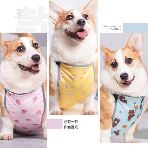 Dog Belly Belt Corgi Dog Belly Protector Anti-Cold Clothes Autumn and Winter Warm Summer Raincoat Pet Waterproof Thin