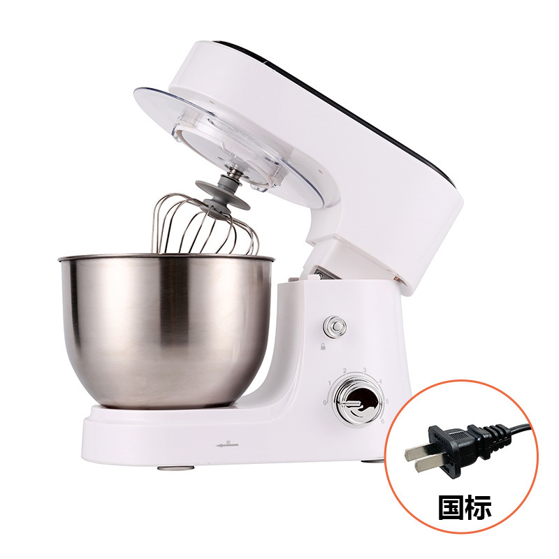 电器家用台式全自动厨师机6081不锈钢和面机奶油多功能搅拌器|undefined