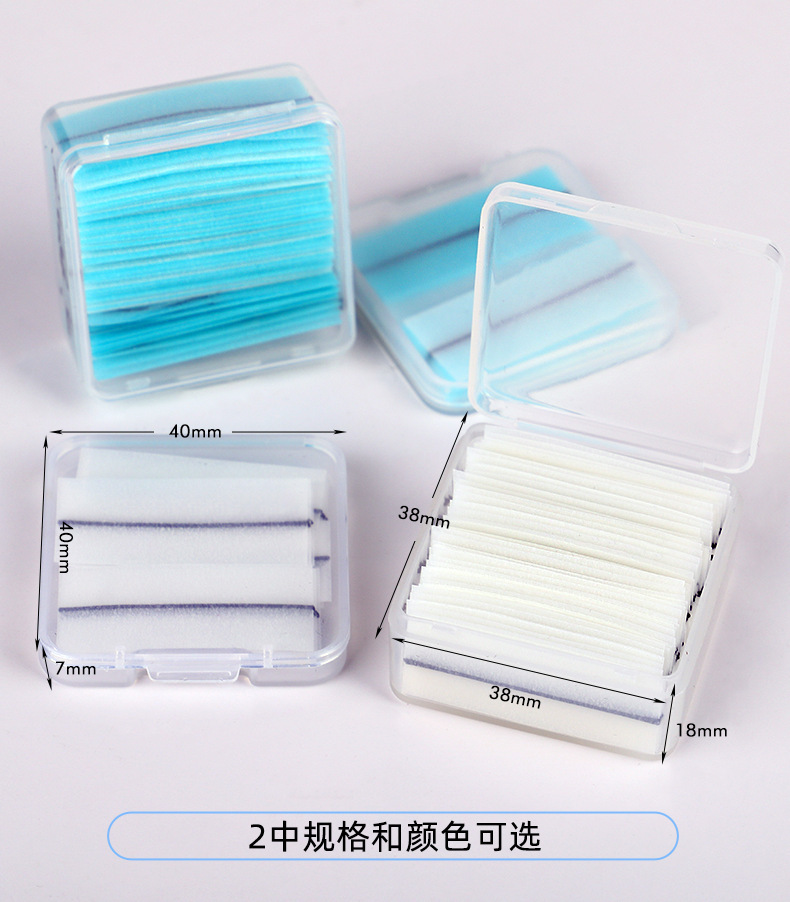Self-adhesive temperature-sensitive jelly tape, glue-free self-adhesive false eyelashes, waterproof and sweat-proof, reusable eyelash replacement tape Application Scenario