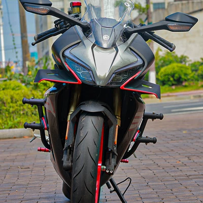 Suitable for Cfmoto 450Sr New Motorcycle bumper - 450sr450srs-upgraded-version-double-spring-bar-with-spring