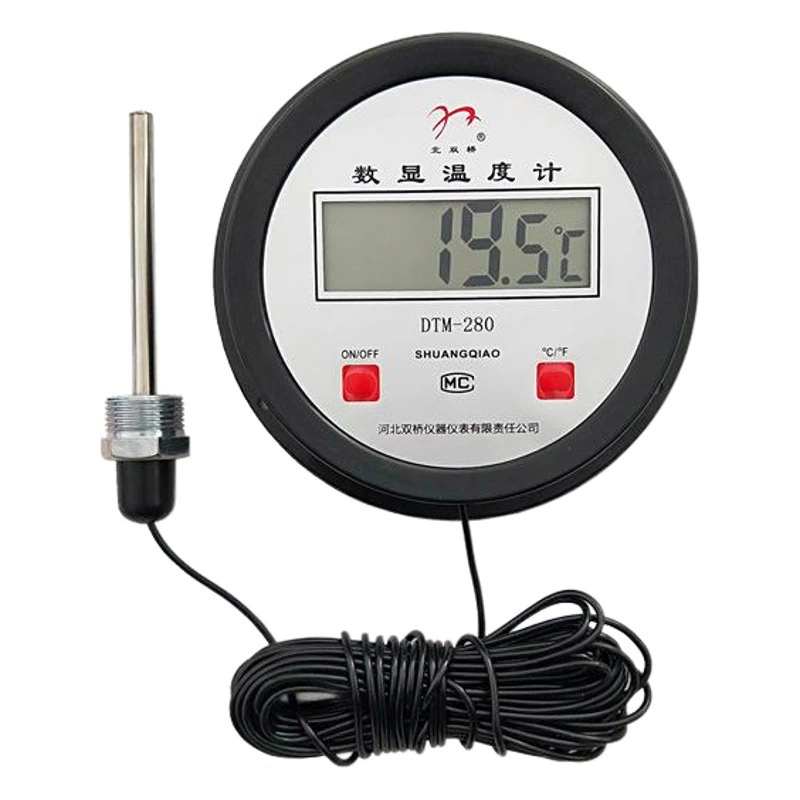 Термометр с цифровым дисплеем промышленный цифровой электронный ремешок для часов температуры встроенный водонепроницаемый зонд теплица имбирный погреб термометр