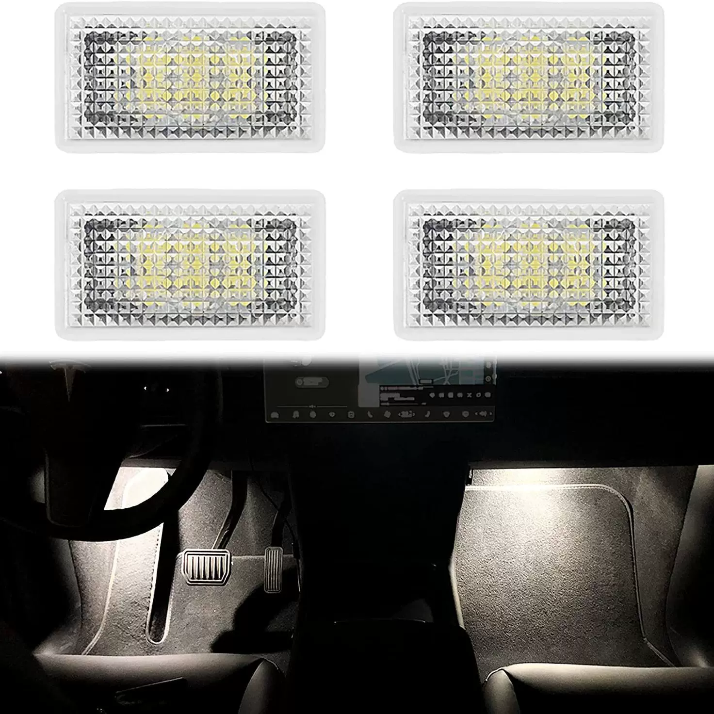 工厂直销适用特斯拉Model S 3 X Y 通用尾箱灯门灯迎宾灯脚窝灯