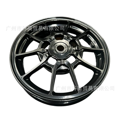 Steel Rim Motorcycle, Motorcycle wheel hub - rear-wheel-hub-10-inches-18-teeth-black