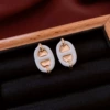203# silver needle-gold-off-white