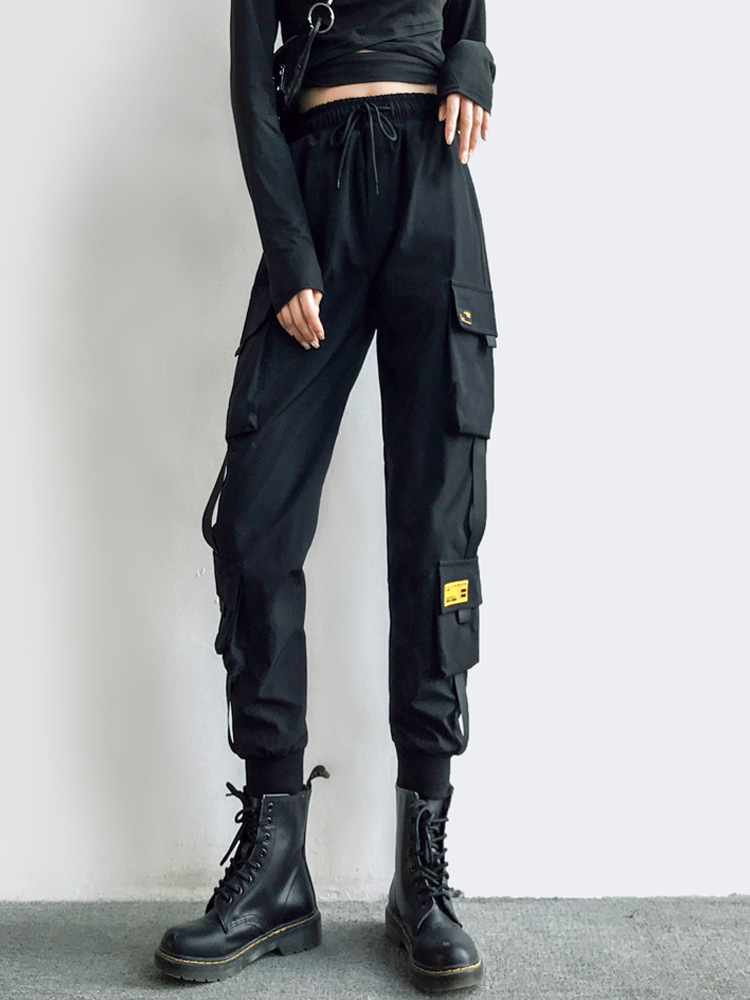 Overalls Women's Summer Thin Slimming High Waist Pants for Small Men Legs Loose Straight Black Casual Sports Pants