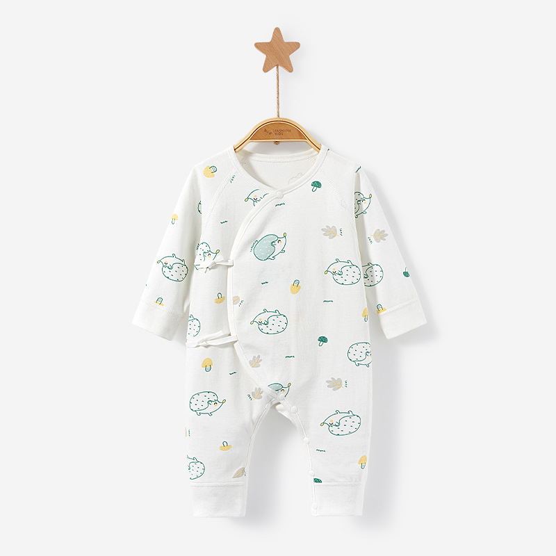 Bebé recién nacido Ropa Primavera, Otoño e Invierno masculino y femenino recién nacido base 0 caliente 3 meses puro algodón monje traje bebé mono image 9