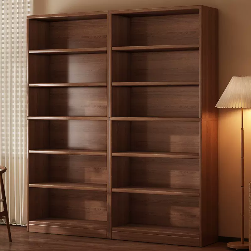 书柜落地一体靠墙柜子储物柜客厅置物柜学生简易书架收纳柜博古架