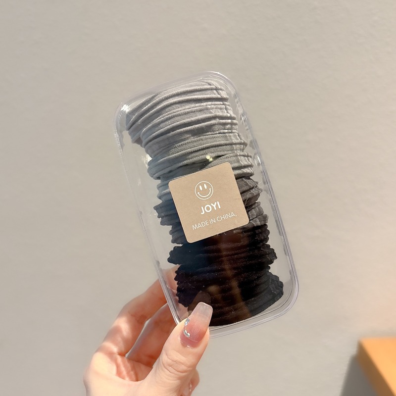 Juego de 10 piezas con estampado transversal gris