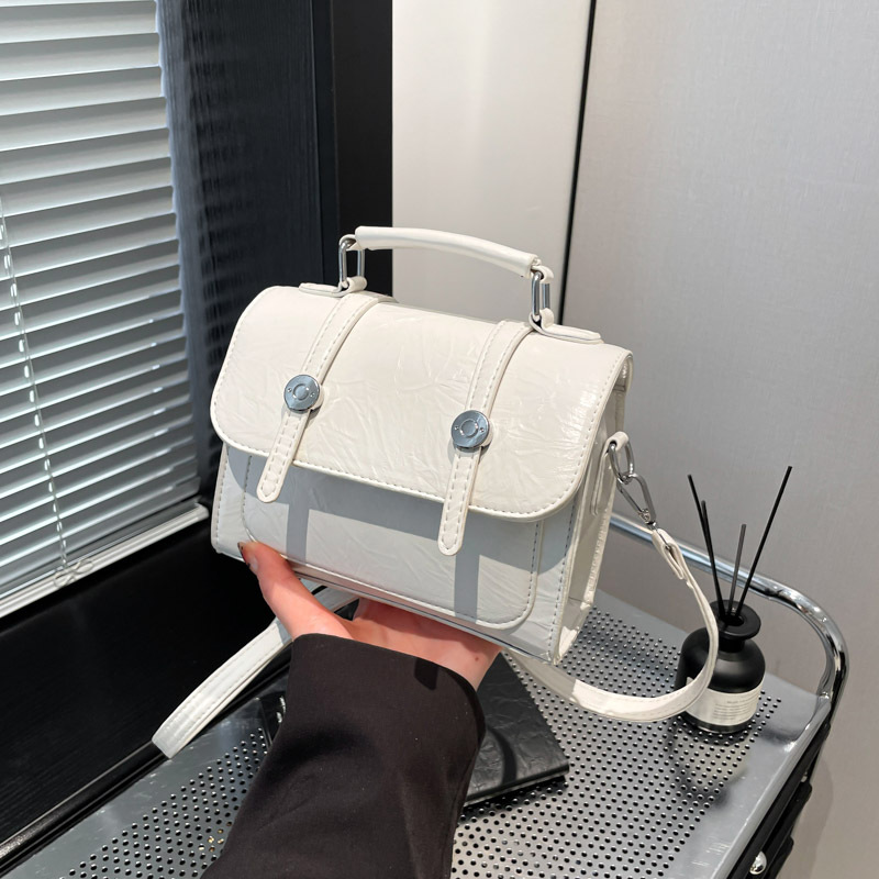 Temperamento simple y moderno bolso coreano 2025 primavera nuevo bolso bandolera ins colorido pequeño bolso cuadrado marea