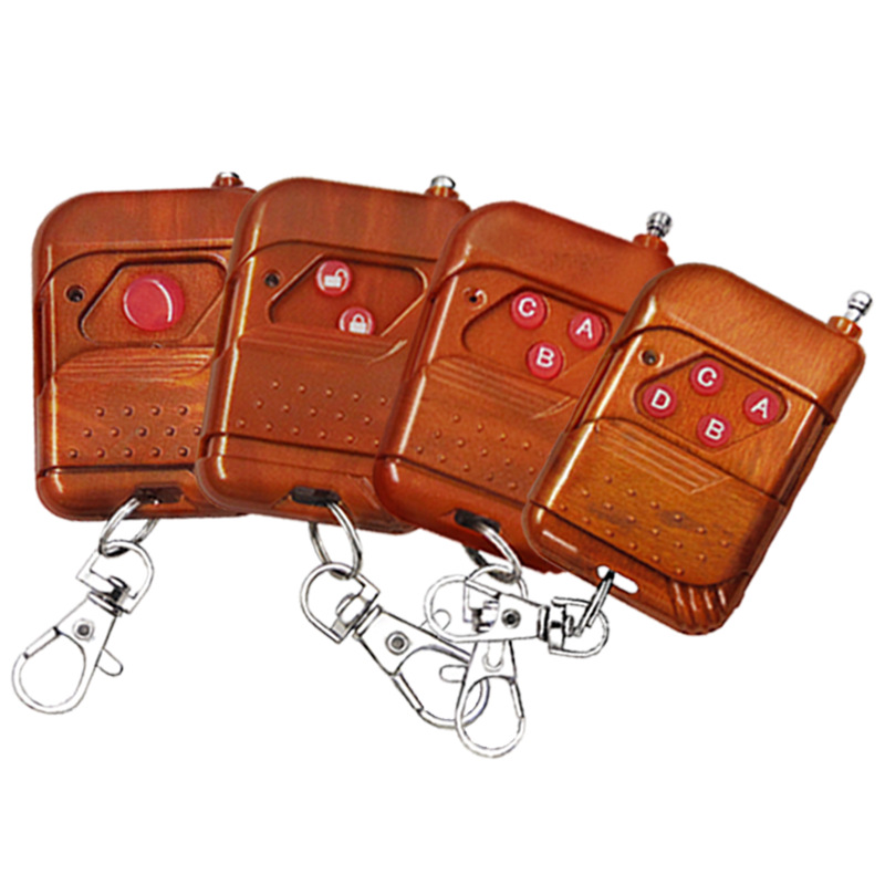 原厂生产/433 315电动门卷帘门拷贝遥控器 桃木4键对拷复制遥控器